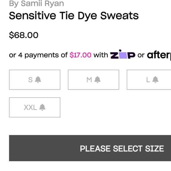 By Samii Ryan Sensitive Sweatpants NWOT - Picture 8 of 8